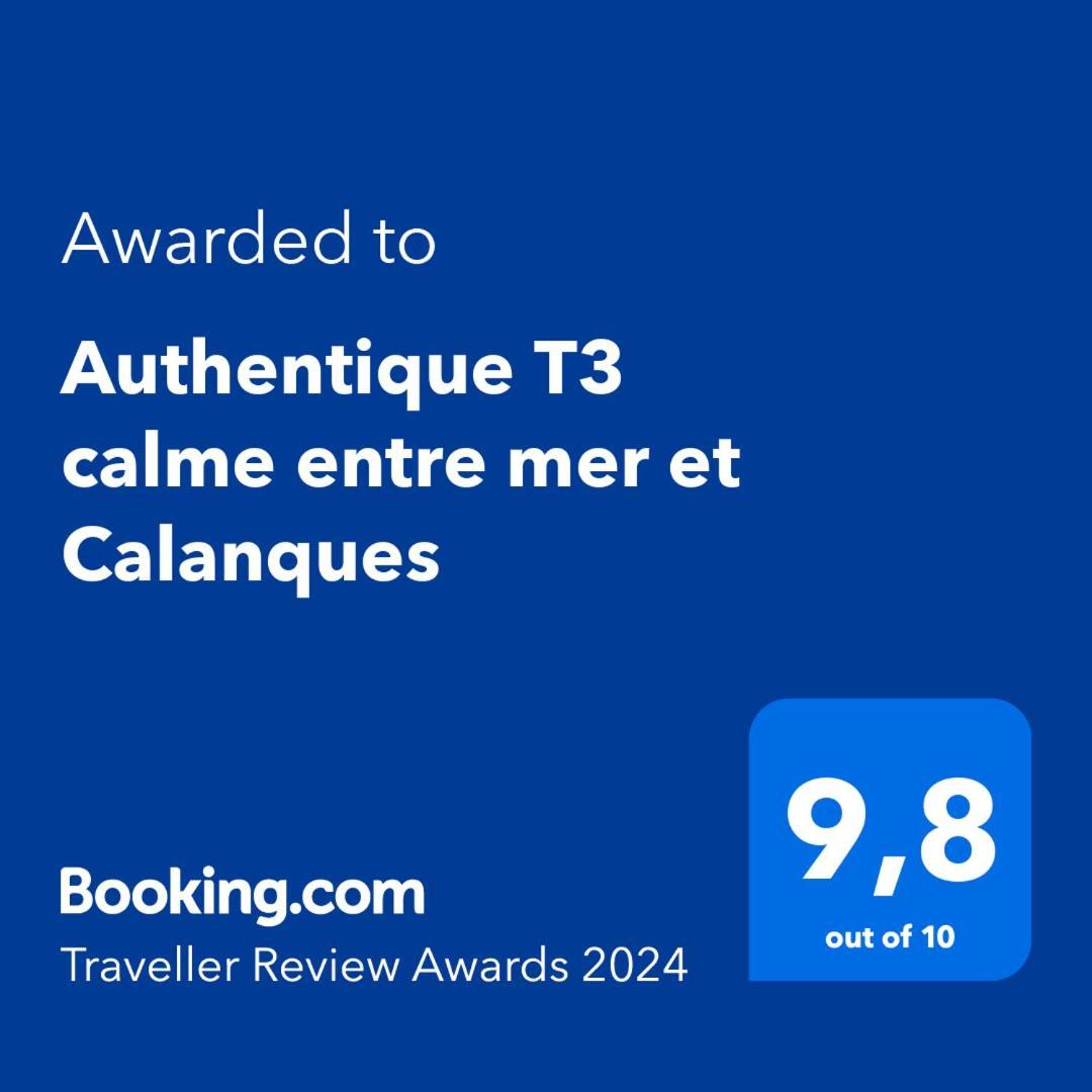 Authentique T3 Calme Entre Mer Et Calanques Marselha Exterior foto